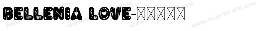 Bellenia Love字体转换